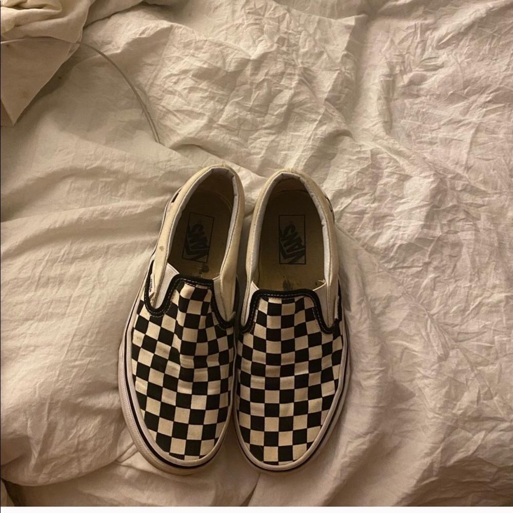 checkered vans